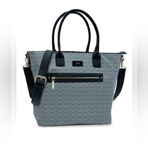 New Trina Turk Graphic Large Shoulder Tote Bag with/ detachable straps